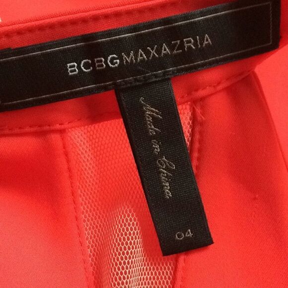 BCBGMaxazria “Poppy” Red halter top skater Dress - Picture 9 of 11